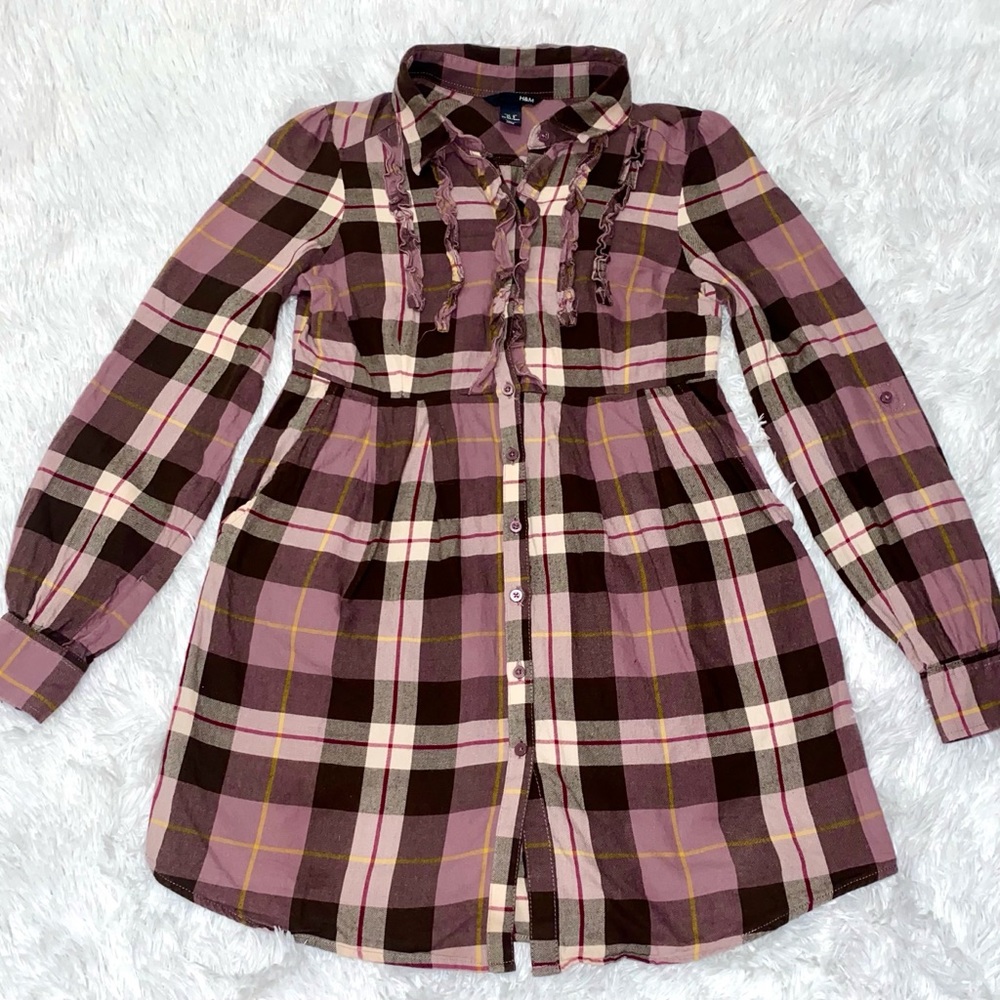 H&M Flannel Shirt Dress